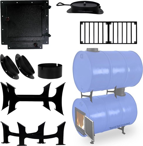 Kit stufa legna botte - a,